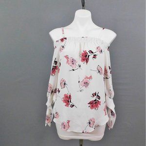 BCX Women Shirt White Pink S